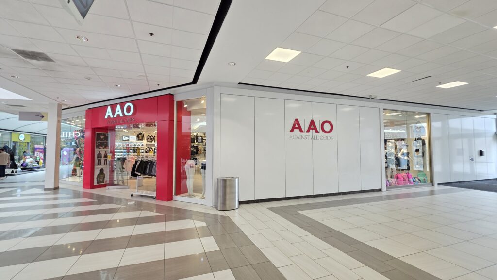 Against All Odds storefront, Willowbrook Mall